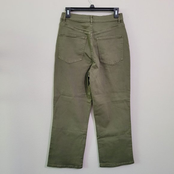 Express Cropped Wide Leg Super High Rise Size 6 - Picture 2 of 3
